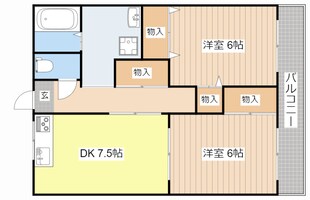 ライジングハイツの物件間取画像